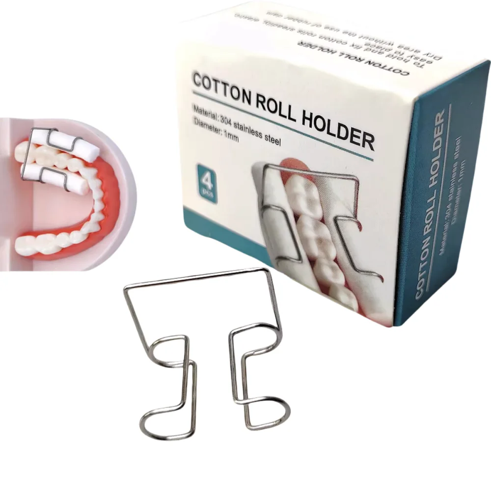 

Стоматологический зажим для рулона ваты — автоклавируемый держатель ватного рулона из нержавеющей стали для стоматологической изоляции, клинического и лабораторного применения