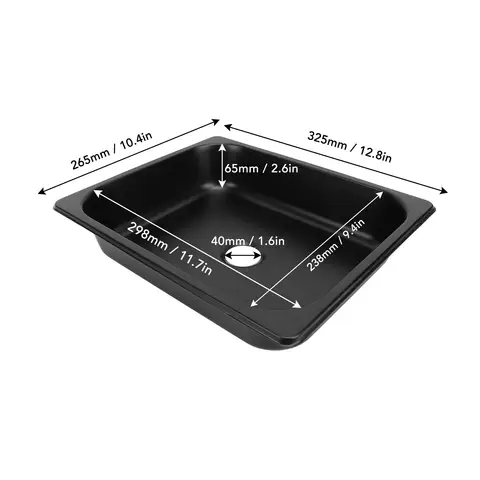325*265*65mm Husbilsdiskho Rostfritt Stål Fyrkantigt Kök Badrumsdiskho med 40mm Utlopp För Husvagn Husbil Båttillbehör 10 best sales husvagnsdiskho - №10