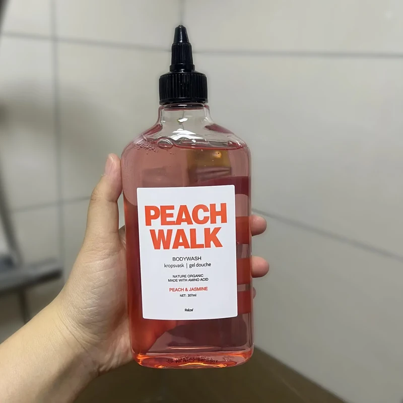 PEACH WALK LITTLE NICOLE Sữa tắm Loại bỏ da gà, mụn trứng cá, chống mụn trứng cá làm trắng và giữ ẩm mềm mịn 307ml