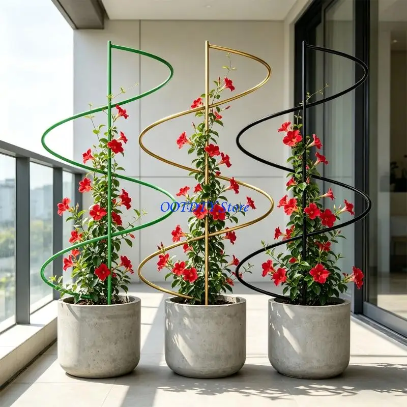 367A Iron Indoor Climbing Plant Trellis Small Trellis for Potted Plant Outdoor Garden Trellis Plant Support Trellis