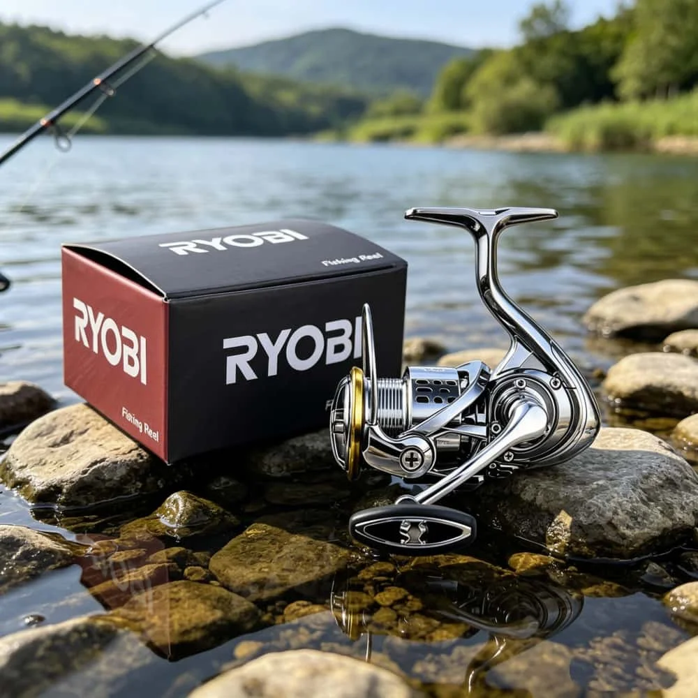 Für RYOBI Spinnrolle Vollmetall 5,5:1 Hochgeschwindigkeits-Übersetzungsverhältnis Links-Rechts Austauschbarer Griff Salz- und Süßwasser Angelrollen