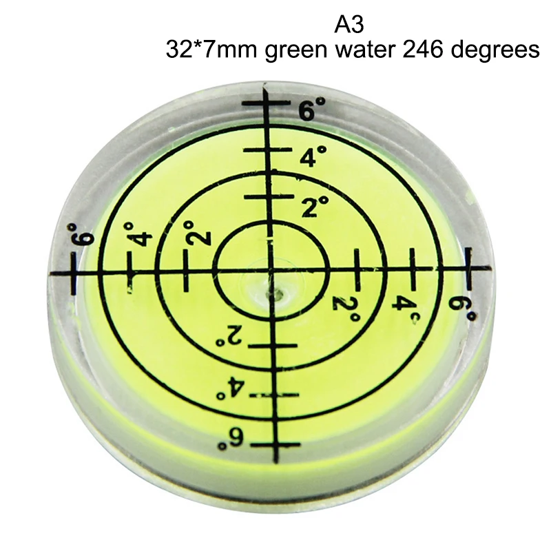 1/3pcs Horizontal Bubble Level High Precision Environmental Bulls Eye Spirit Level Round Bubble Mini Circular Measuring Kit