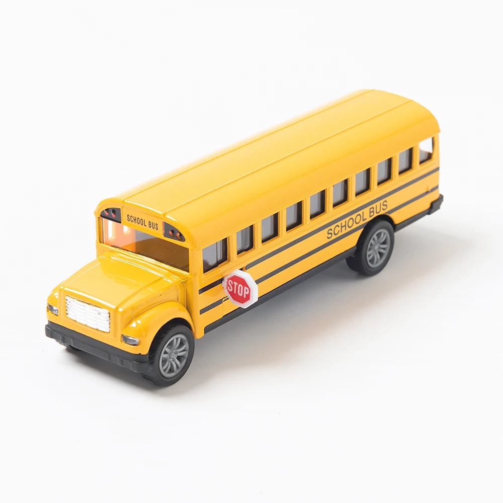 1:70 legierung Hohe Qualität Schule Bus Auto Modell Klassische Pull Zurück Auto Miniatur Fahrzeug Replik Für Sammlung Geschenk für Kinder