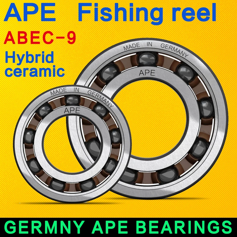 

1pcs German APE hybrid ceramic ball fishing boat modified bearing S SMR 105 5x10x4mm MR105 ZZ spool