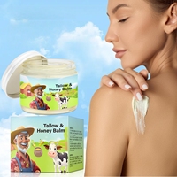 Handmade Natural Beef Fat Honey Skincare Cream - 60g Grass-Fed Cow Twill Fabric Cream Pure Moisturizing Fragrance Skincare