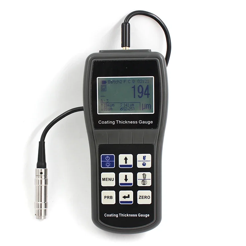 Digital industrial Coating Thickness Gauge Used Car Paint Metal Plating Thickness Measuring Instrument