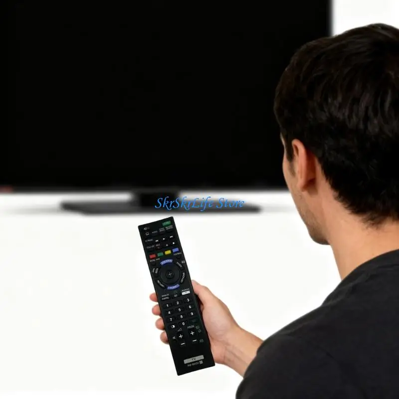 

E65E Ergonomic Replacement Remote RM-GD031 For Dedicated Television Models Easy Coverage Quick Sync Design
