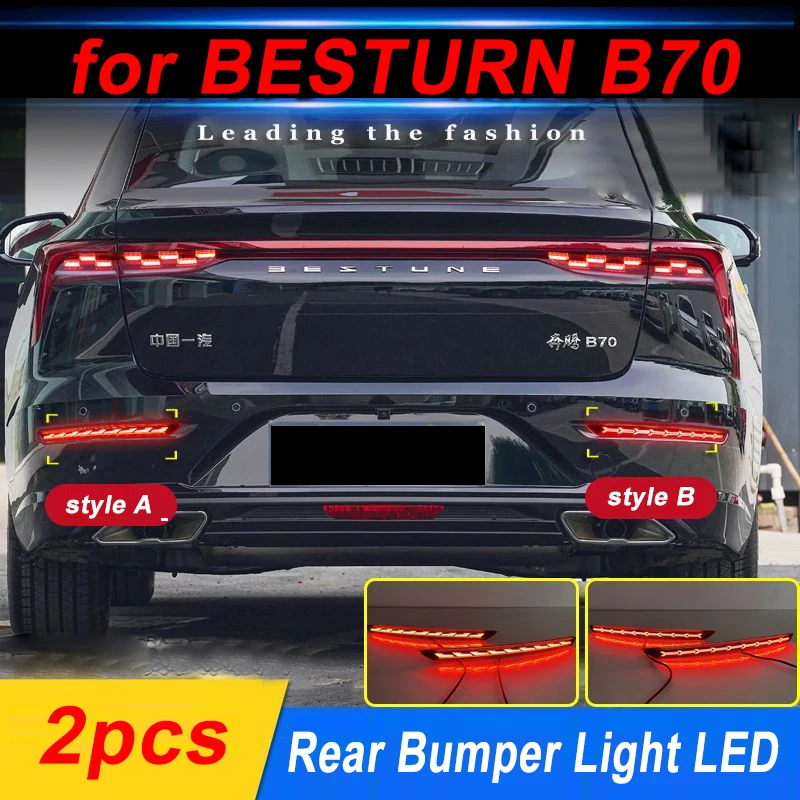 

2pcs for FAW BESTURN B70 2021-23 Rear Bumper Light LED Daytime Running Light