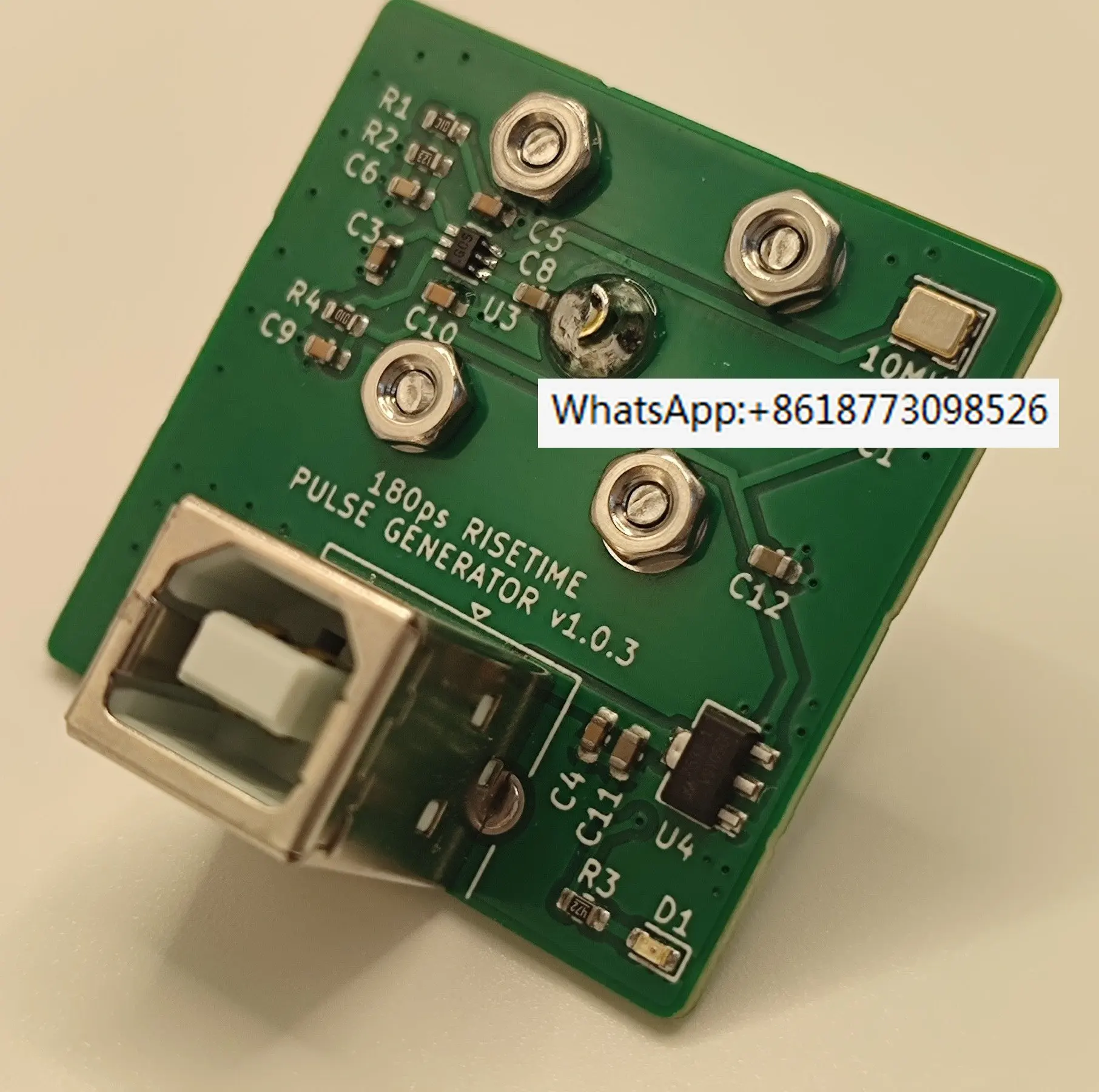 Fast edge pulse generator 180 picosecond rising edge Measurement of oscilloscope bandwidth TDR measurement