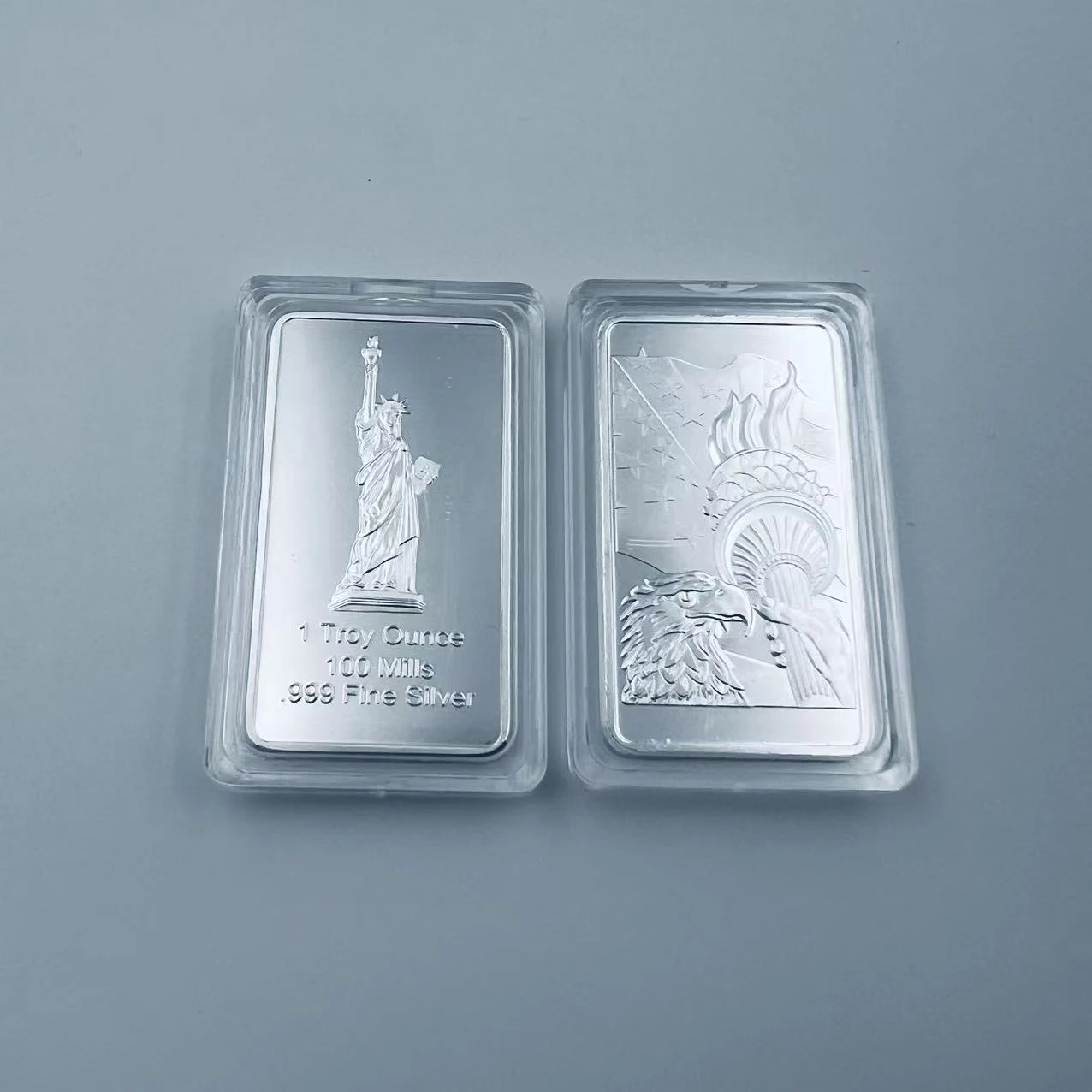 American Liberty Freedom Silver Bar Non Magnetic 1 OZ Silver Plated Decoration Coin