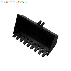 POLYROYAL Building Blocks Technology parts 9 teeth 4 × 8 Forklift bucket 1 PCS Educational toy for children 47508