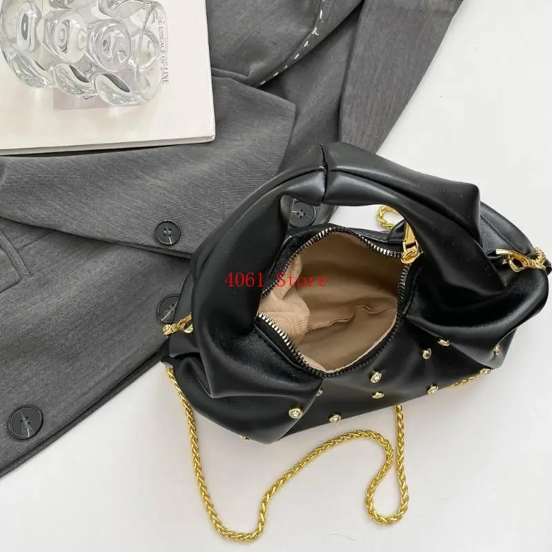 Trendy Underarm Bag In Practical PU Leather Evening Bag With Spacious Interior