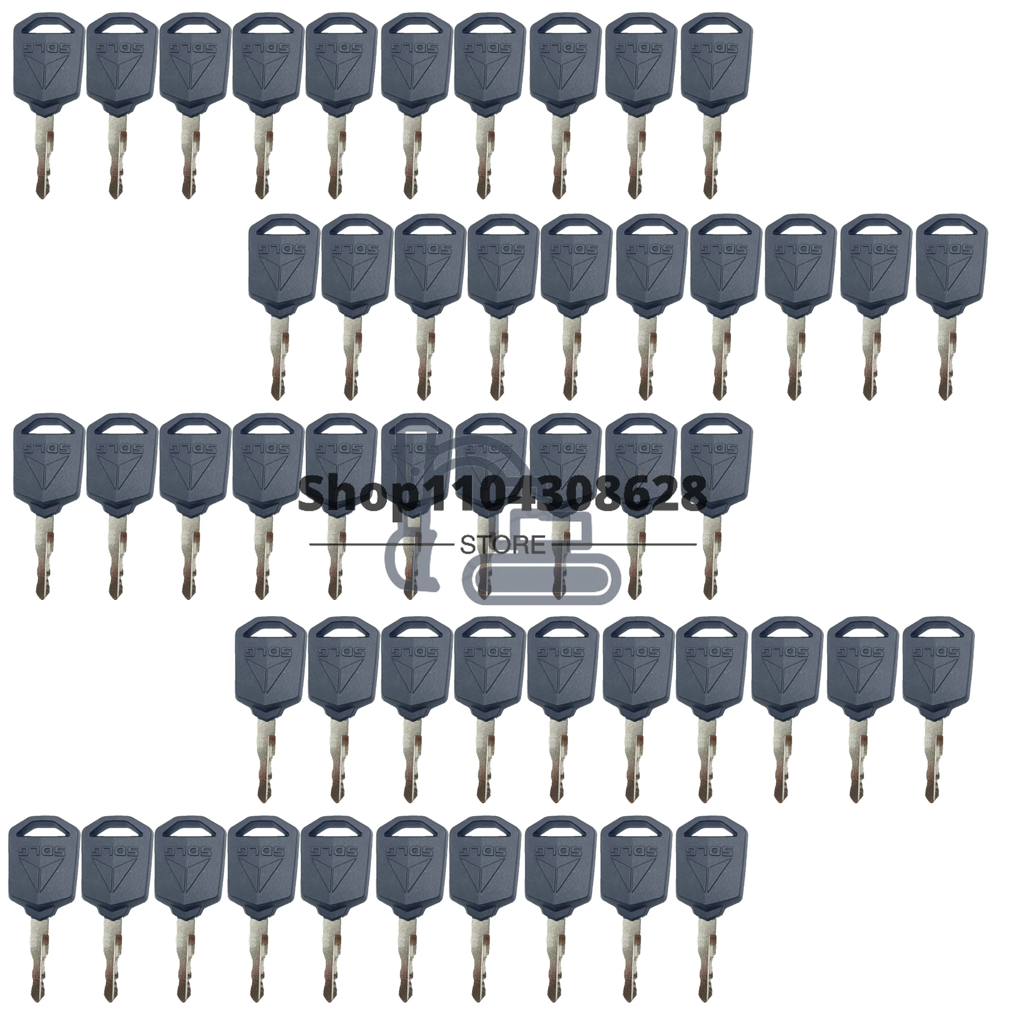 

50PCS SDLG New Start Key for Sdlg 888 Excavator Key 5560 75 135 205 215 Universal Lgnition Accessories