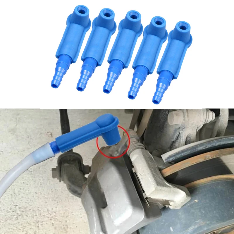 

5PCS Oil Pumping Pipe Car Brake System Oil Filling Equipment Fluid Connector Oil Drained Quick Tool Brake Oil Tools Accessories