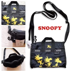 Snoopy Messenger Bag Anime Men Women Handbag Fashion Travel Shopping Grocery Organizer Casual Cute Zipper Storage Shoulder Bags