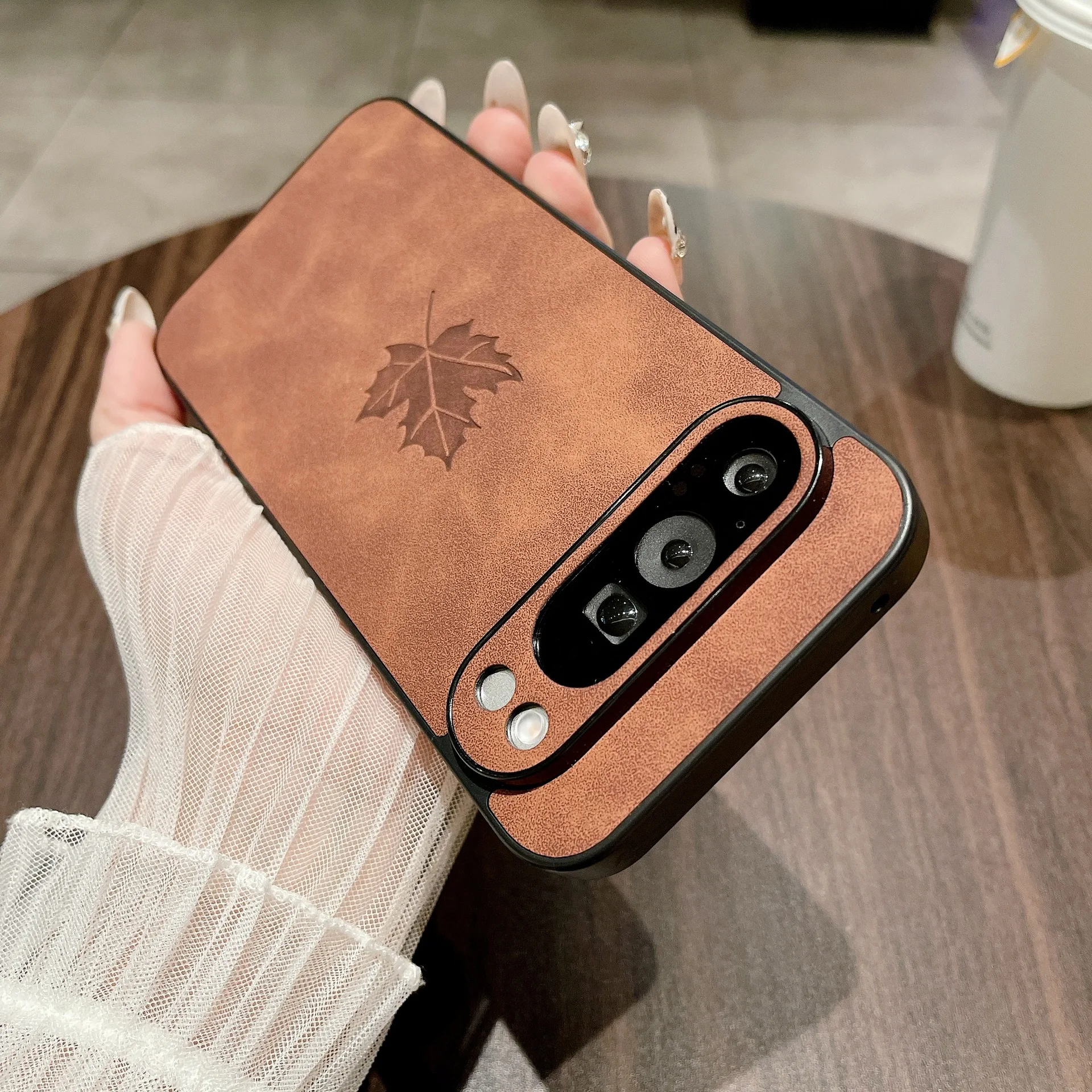 Étui en cuir PU rétro pour Goo - Google Pixel 9 Pro avis et prix
