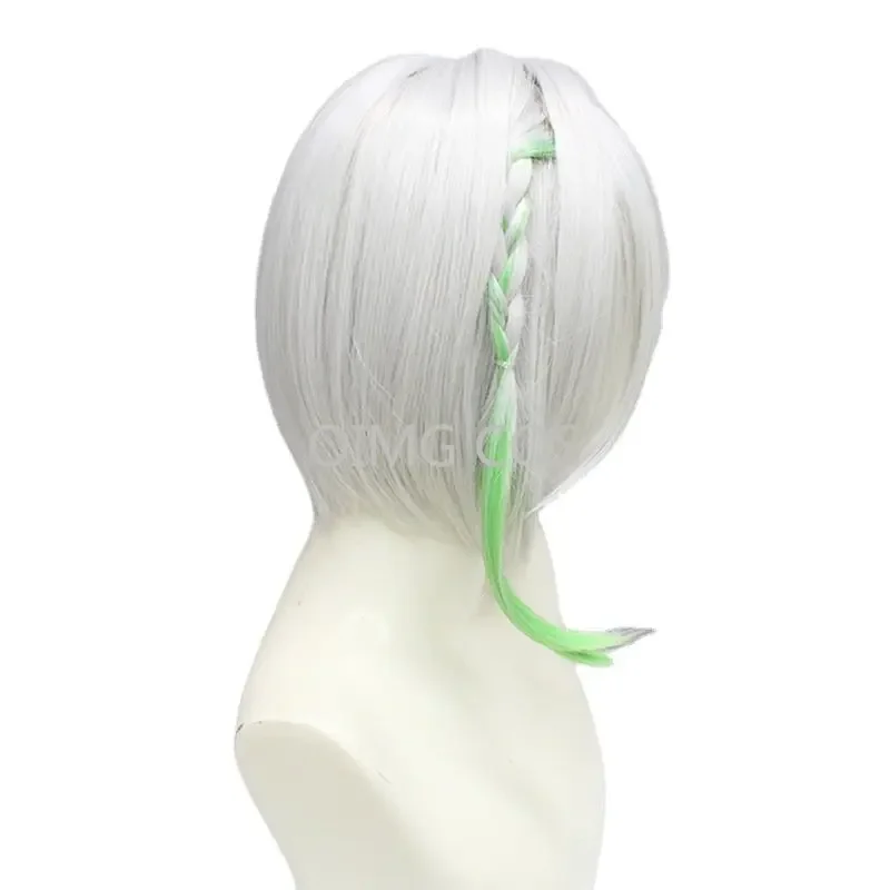 Genshin Impact Nahida Cosplay Wig Anime Halloween Costumes for Women Game