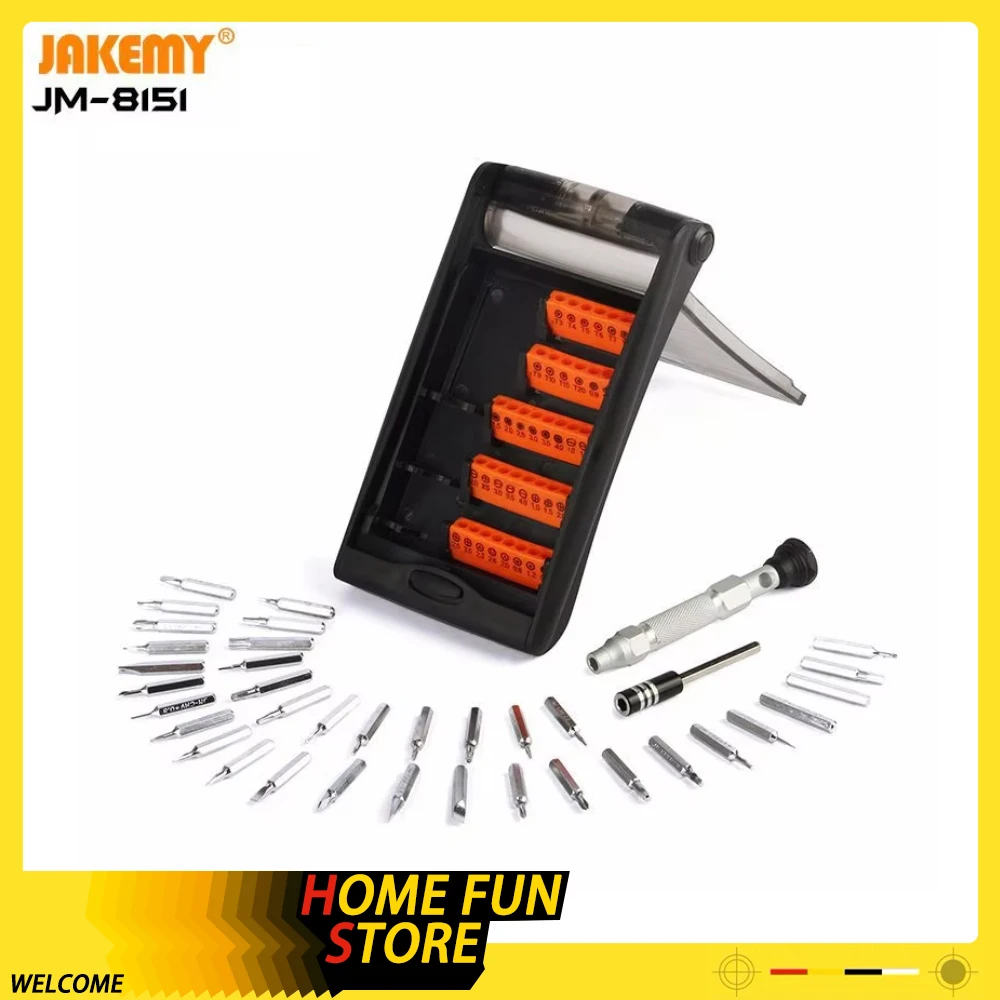 Jakemy Jm-8151 38 In 1 Screwdriver Kit Multi-Bit Precision Screwdriver Set Phillips Screwdriver For Home Daily Repair Hand Tool