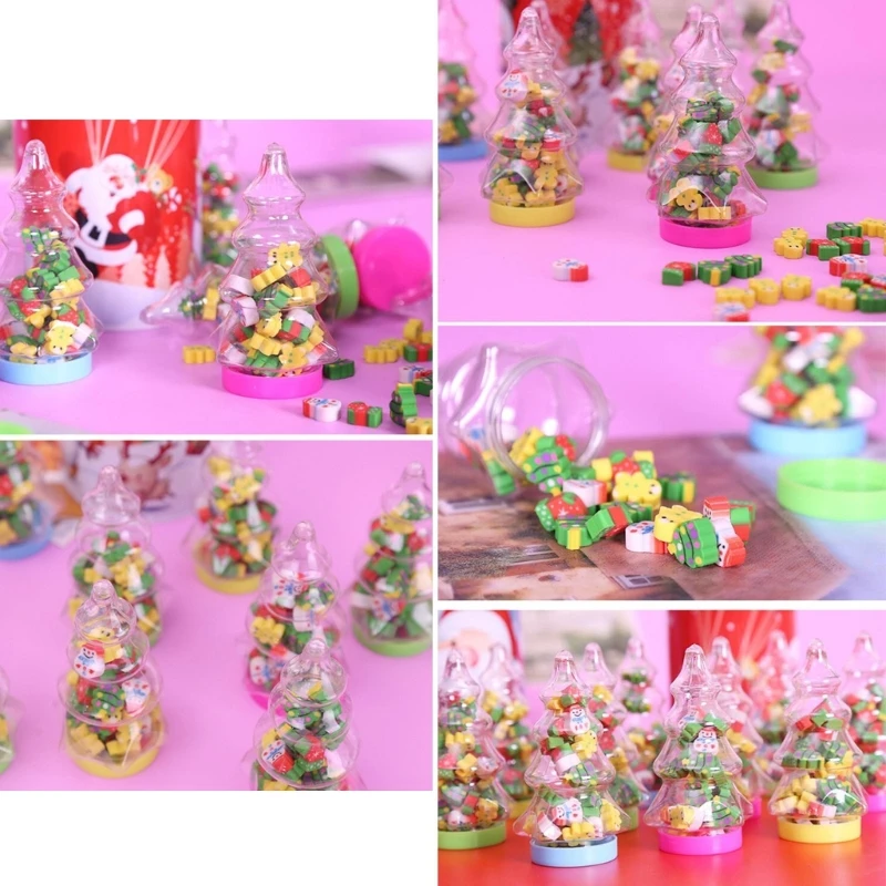 2025 New 230Pcs Christmas Erasers Small Erasers for Kids Boys Girls Students Rewards