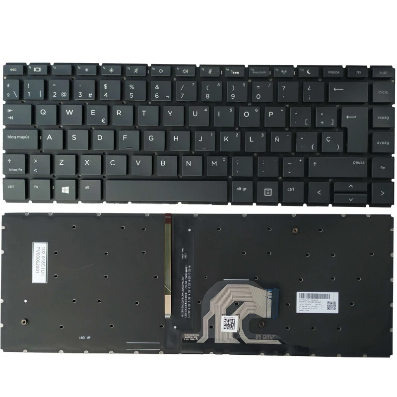 Teclado Z para Laptop em Espanhol Latino PARA HP ProBook 440 G6/445 G6/440 G7/445 G7