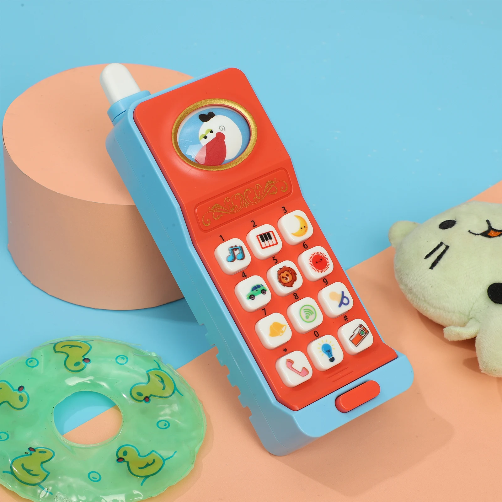 Educationtoys Musical Mobile Phone Toys Baby Cartoon Telephone Toys Learning Numbers Colors Funny Toy Safe Kids Party Supplies