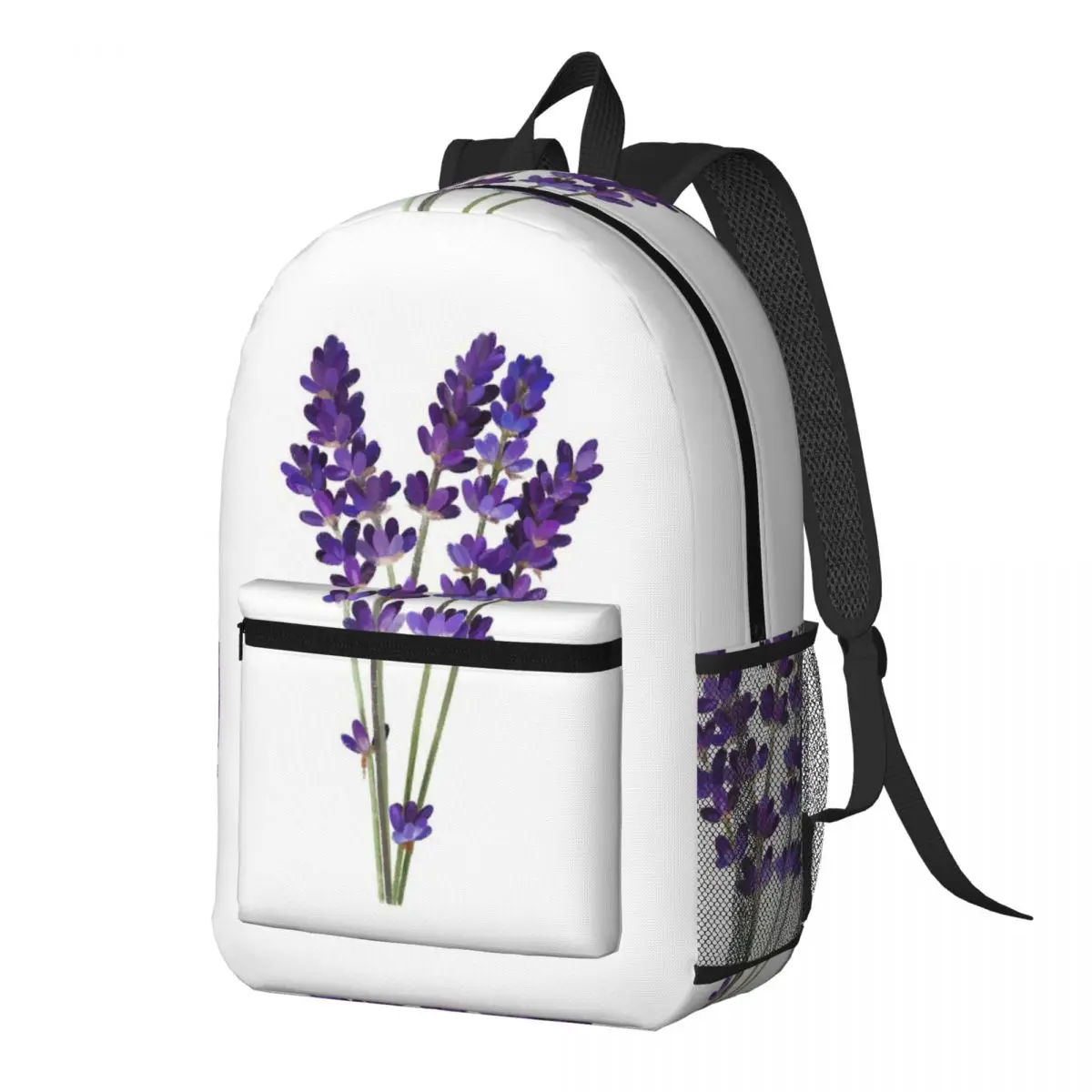 

Lavender Backpack Daypack Large Capacity Children BookBag School Bag Shoulder Bags for Men Women