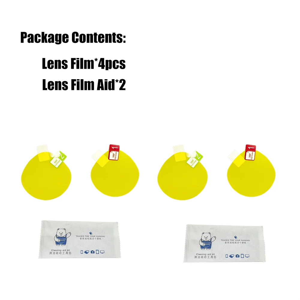 4pcs Lens Screen Protective Film for Meta quest 3S VR Virtual Reality Headset Anti Scratch Lens Protector