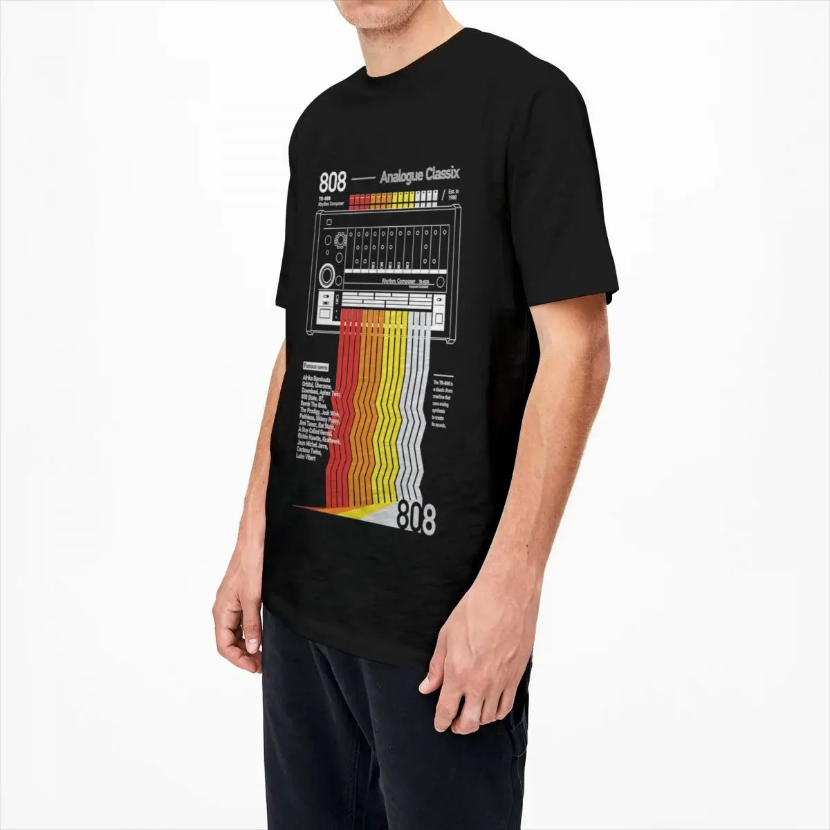 Men Women T Shirt Roland TR-808 TR 808 Musical T Shirt Fashion Pure Cotton Vintage Classic O-Neck T Shirt Large Size T Shirt