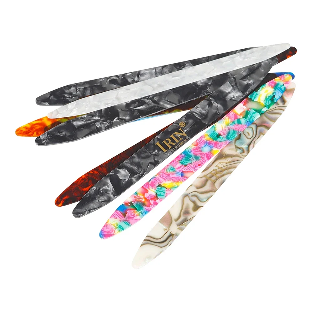5 Pcs Long Strips Toggle Willow Yueqin Ruan Universal Elasticity Plectrum Cylophone Anti-slip Dazzle Stringed Instrument Parts