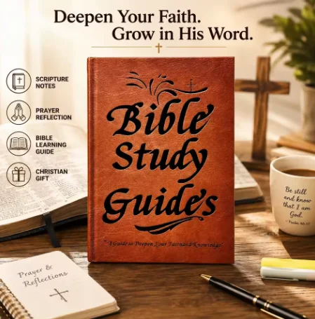 Guided Scripture Study Journal Devotional Notebook Book-by-Book Note Taking Prayer Reflection Workbook