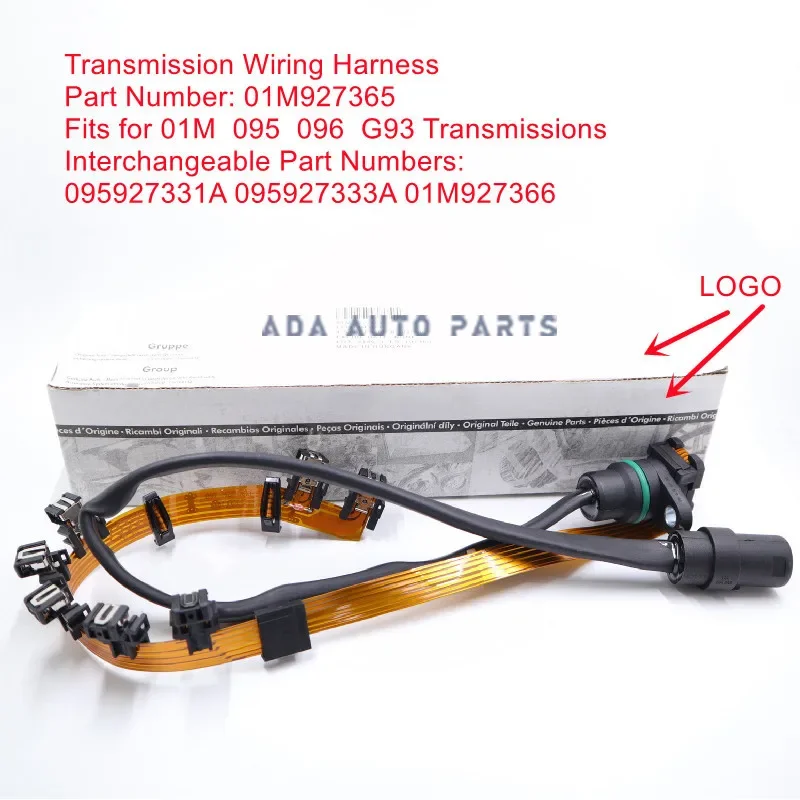 HighQuality 01M927365 095927331A 095927333 01M 095 096 G93 Transmission Solenoid Kit Wiring Harness For VW Jetta Golf Beetle