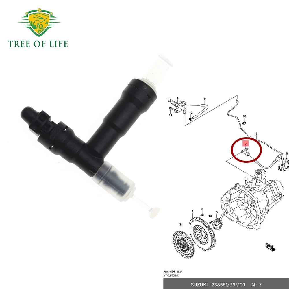 Clutch Slave Cylinder Adaptor For Suzuki Ciaz Swift Dzire Xl6 23856M79M00 23856M79M00-000 Clutch Oil Joint