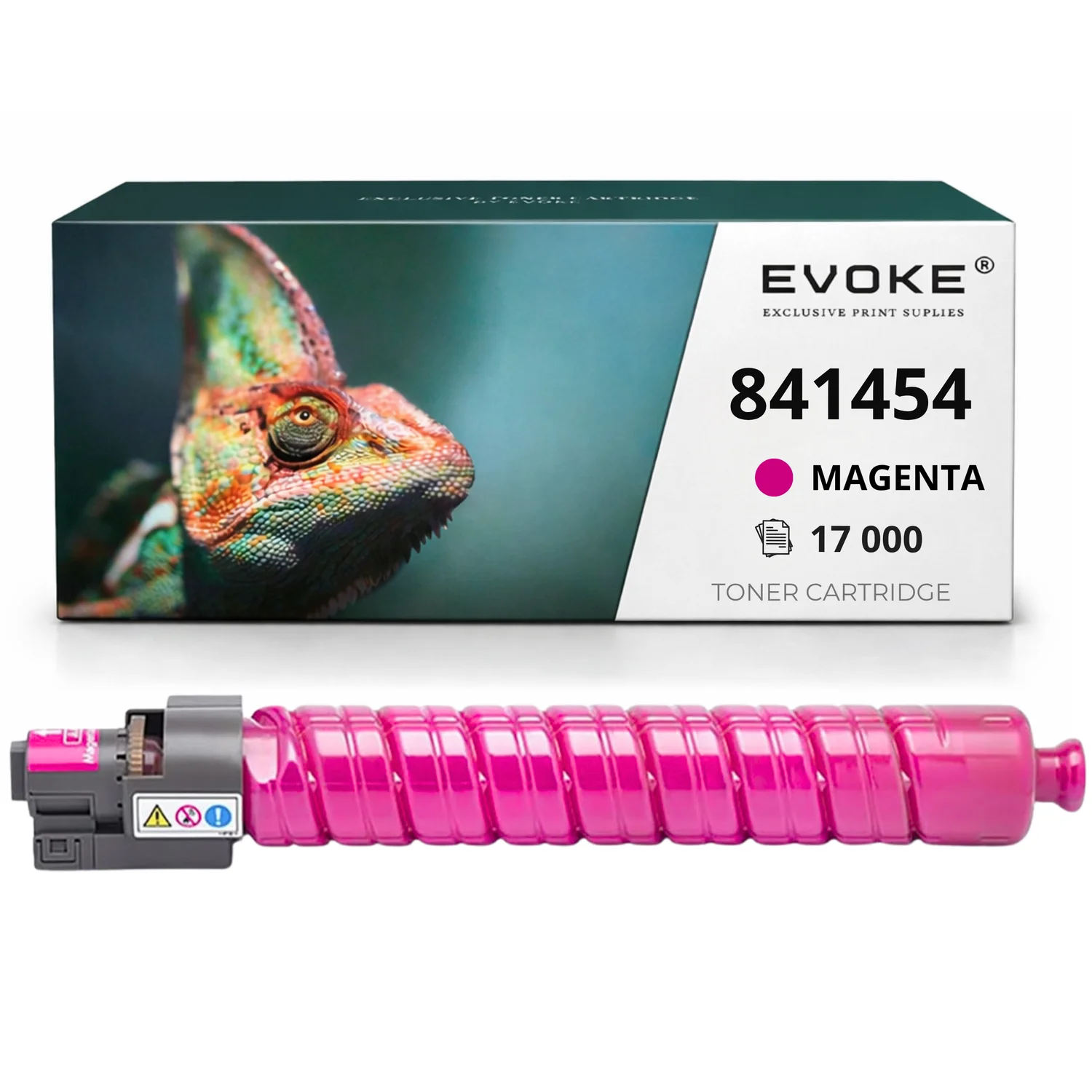 Evoke compatibele toner voor Ricoh Mpc-5501M 841454 Mpc5501M Mpc-5000 Mpc5000 Mpc-5501 Mpc5501 Magenta 17000 pagina's Mpc5000 Mpc5501 Mpc4501