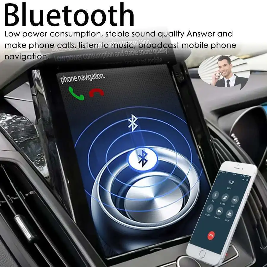 10.4inch Tesla Screen Multimedia Escape Car Android 13 Radio GPS Autoradio Stereo Head Unit 2DIN For Ford C-max 2012 Kuga 2014