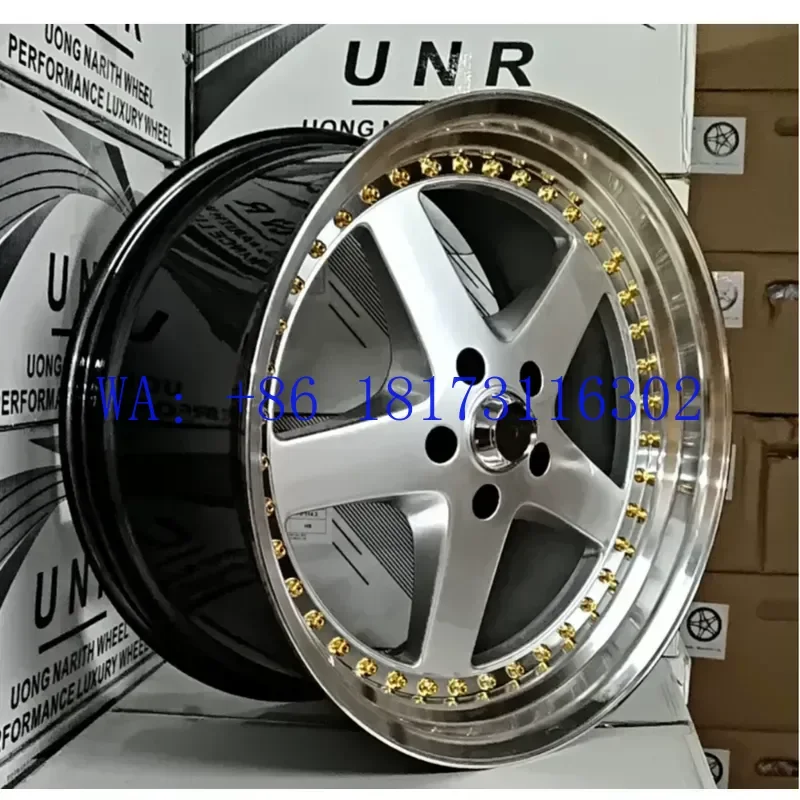 Hot Chrome 19-inch aluminum alloy low lying pneumatic large throwing edge modified wheel hub is suitable for crown Civic view 4