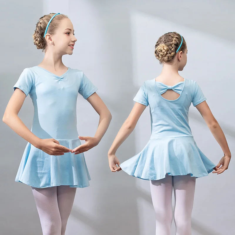 Sommer Casual Ballett Mädchen Kleid Vestidos Tanz Kostüm Outfits Mädchen Kleidung Kinder Ballerine kinder Kleider Ballett Trikot