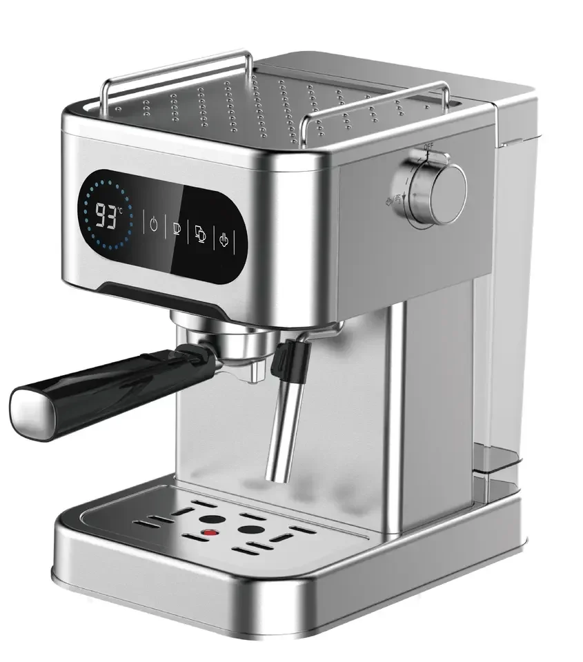 Hot Sale Electric Espresso Coffee Machine Stainless Steel Capsule Coffee Maker For Household And Outdoor Use