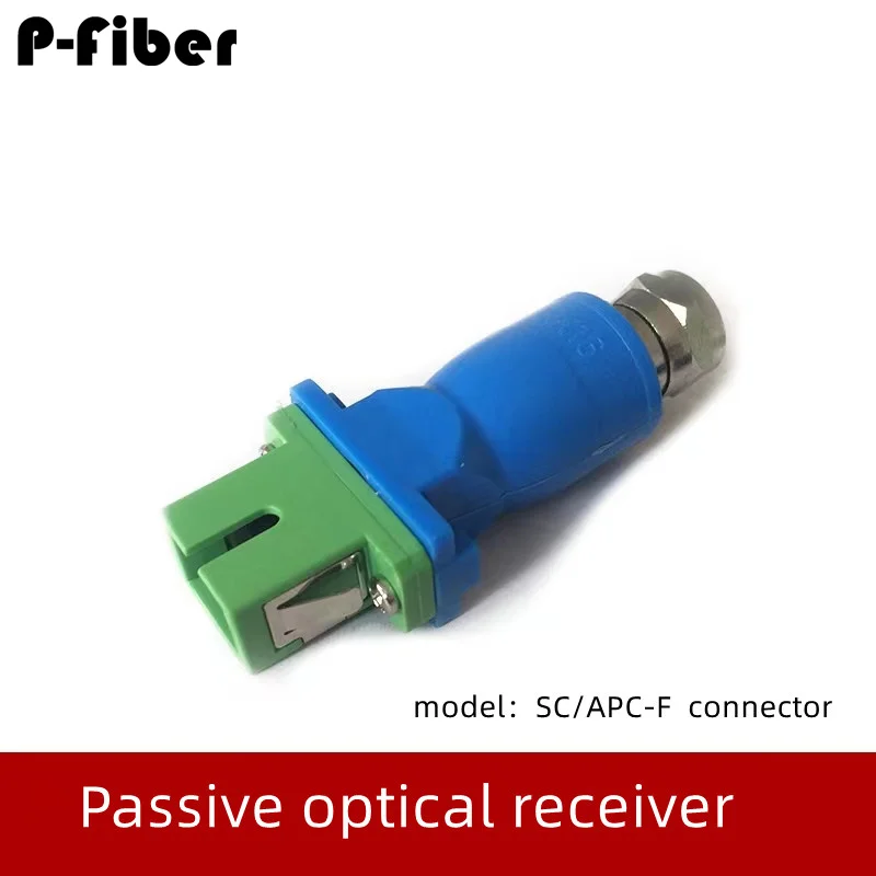 SCAPC F Head Passive CATV Cable Receiver FTTH Home  Fiber Coupler 5PCS