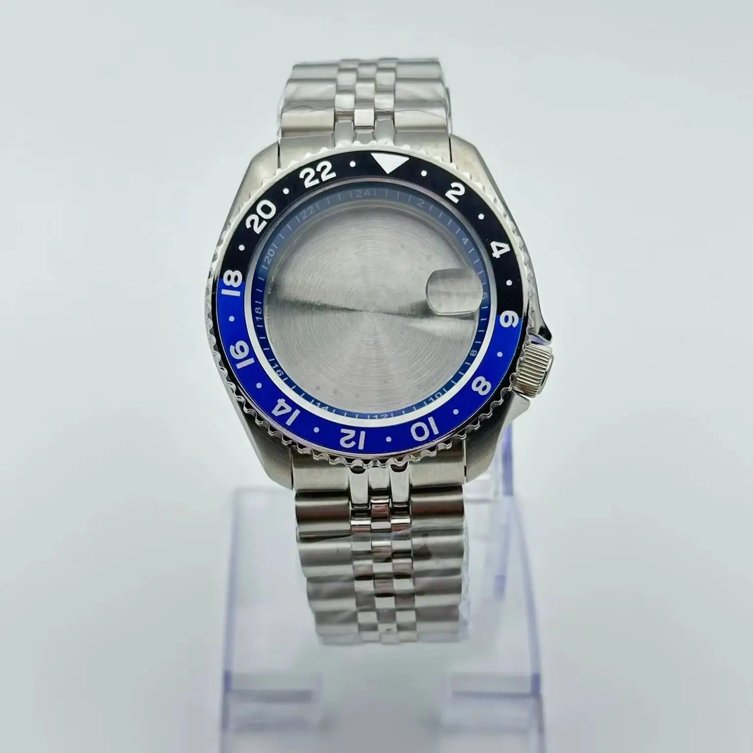 

42mm Modified Watch Case & Strap Set, 316 Stainless Steel Waterproof, Fit for NH34 Movement