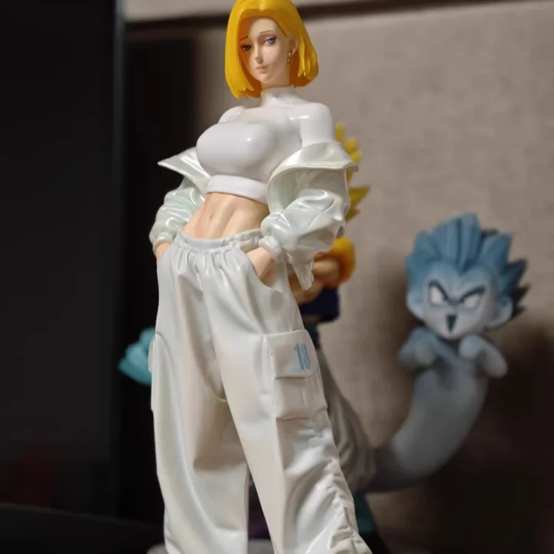 سبعة لعبة دراغون بول الرسوم المتحركة Jt رجل صنع الشكل 18 يدوية الصنع الجمال تمثال أنيمي بولي كلوريد الفينيل نموذج الديكور الرسوم المتحركة المحيطة