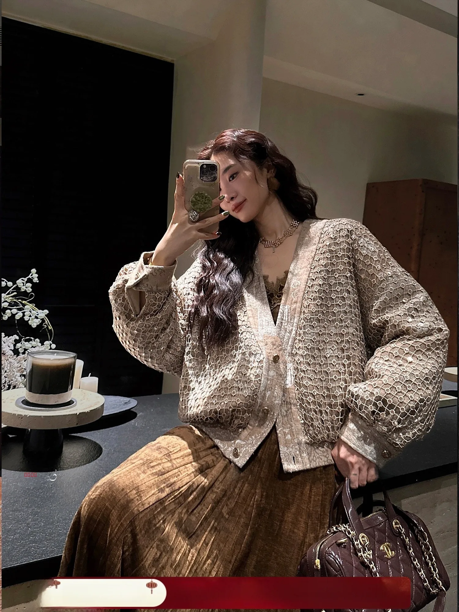 

Зимняя куртка Sanji Bla Flower New Chinese Sle с вышивкой, на гусином пуху, 90% белый гусиный пух, теплая, из флиса