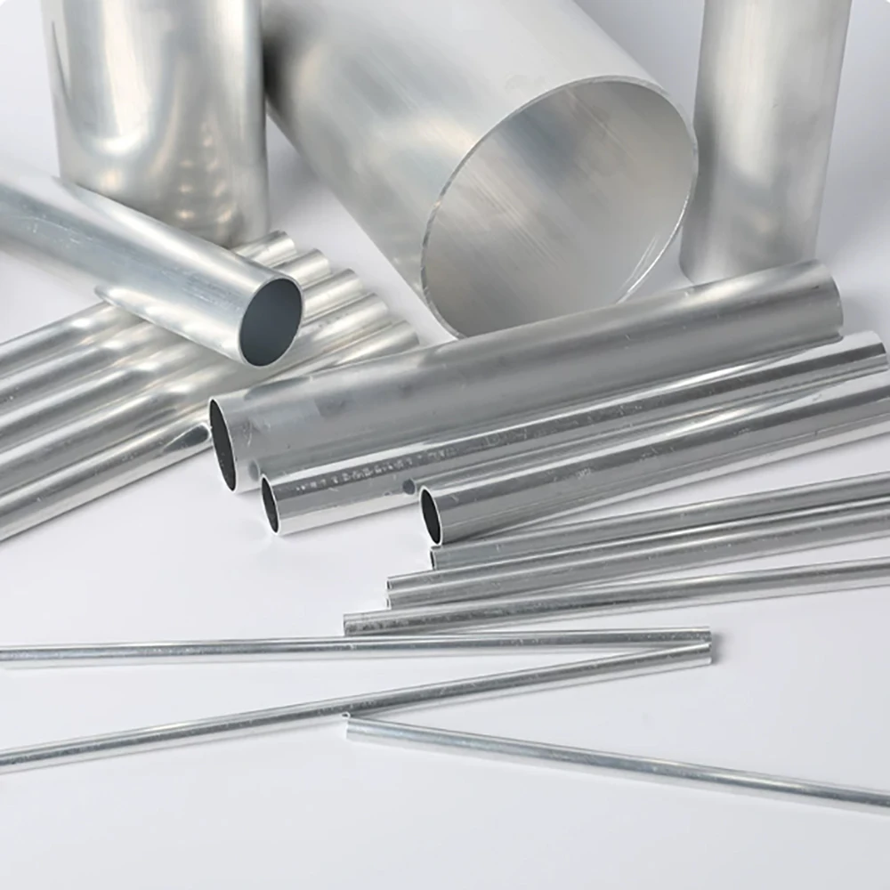 1Pc 6063/6061 Aluminum Tube DIY Parts L=500mm Wall Thick0.2/1.5/2/2.5/5.5mm Round Hollow Aluminum Tube Processing Aluminum Alloy