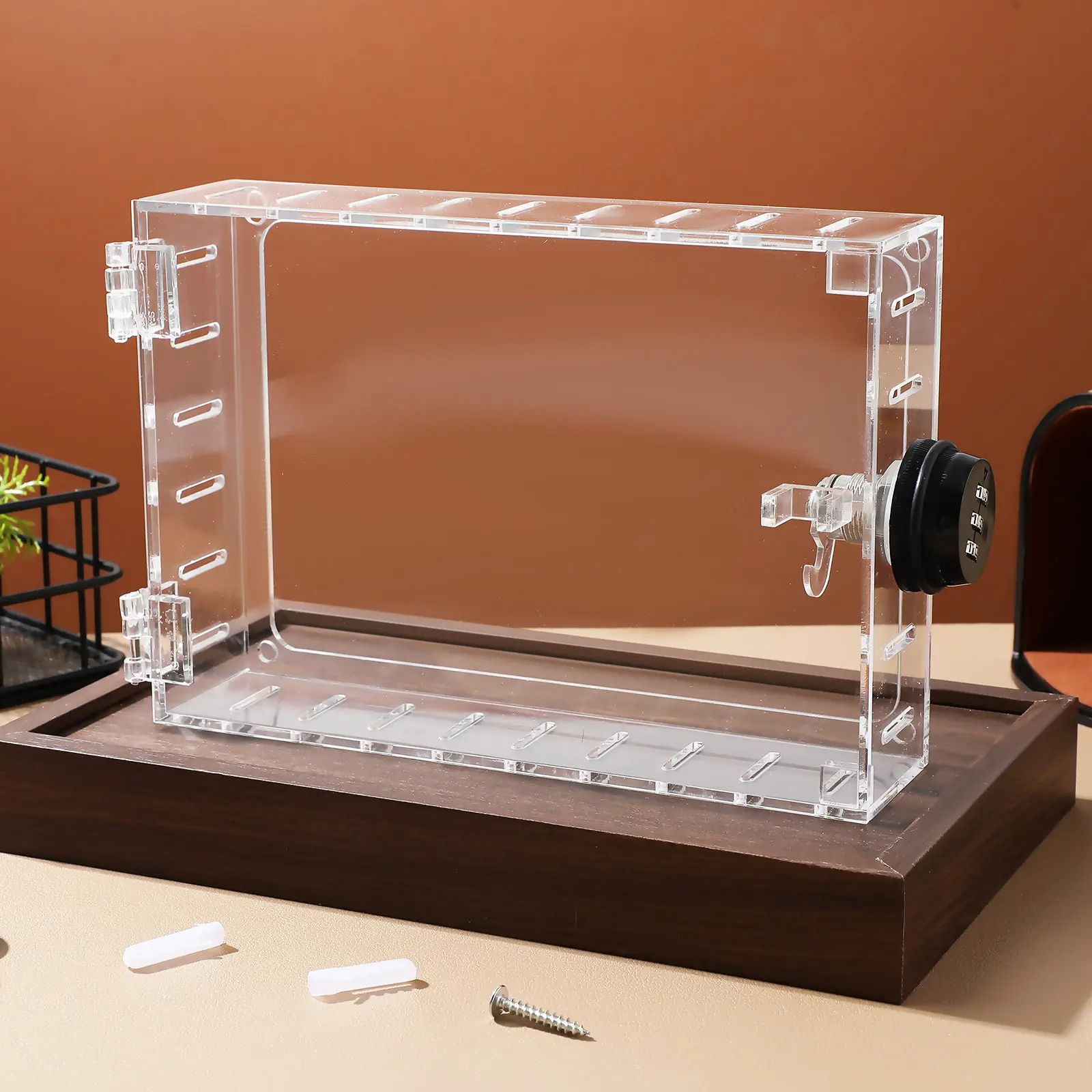 

Прозрачный защитный бокс для термостата с кодовым замком для настенного монтажа, прозрачный корпус с функцией блокировки