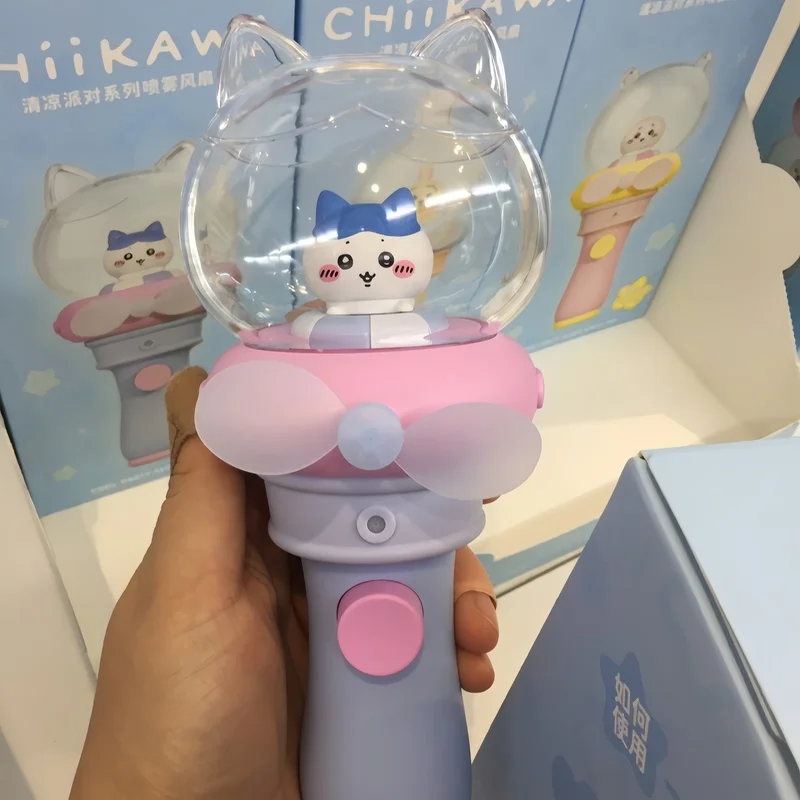 

Authentic Chiikawa Cooling Party Series Spray Fan - Portable Mini Fan With Hachiware & Usagi