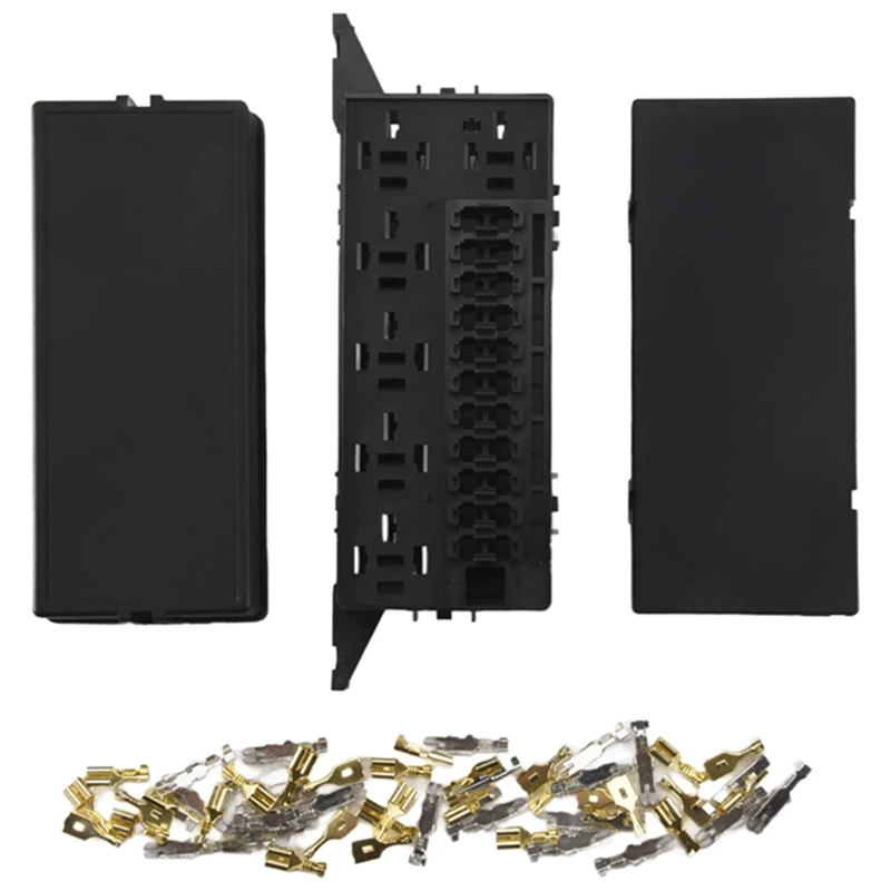 

Автомобильный 11-ходовой держатель предохранителя, релейный ящик с клеммами, реле, водонепроницаемые разъемы