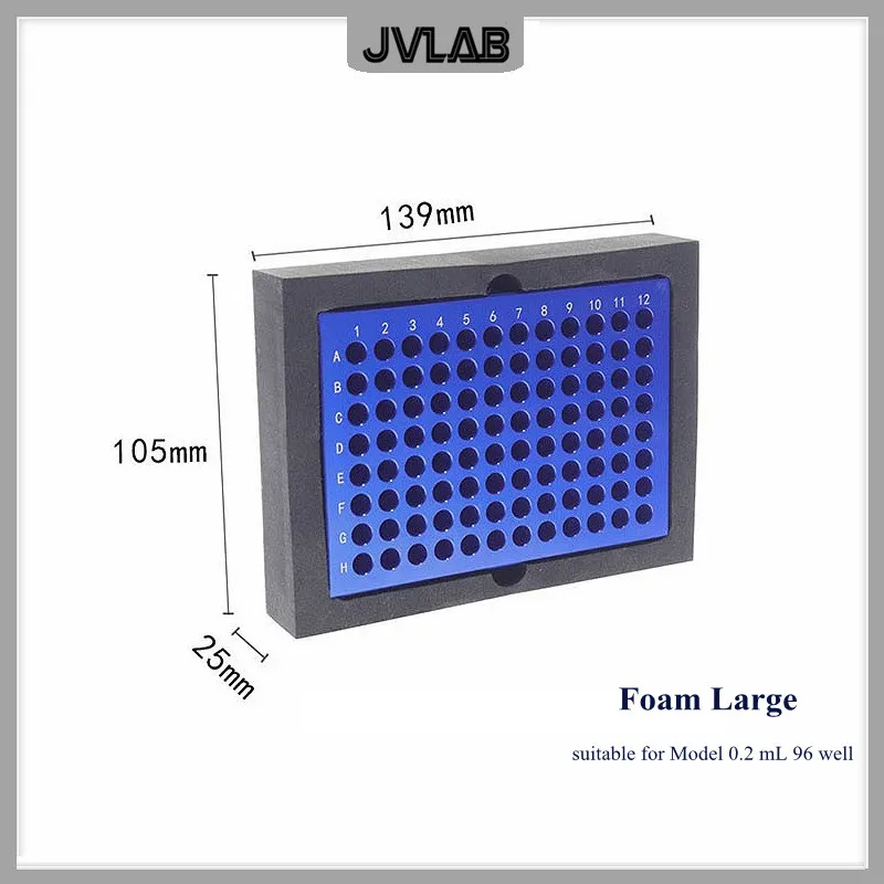 Silicone Stand For Ice Modular Foam Rack For Aluminum Ice Box 0.2 / 1.5 ML PCR Cooler Coat