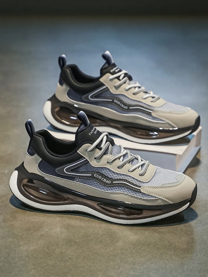 

Men's Summer Lightweight Breathable Running Shoes Soft Bottom Anti-slip Shock Absorption Casual Sports Sneakers for Students