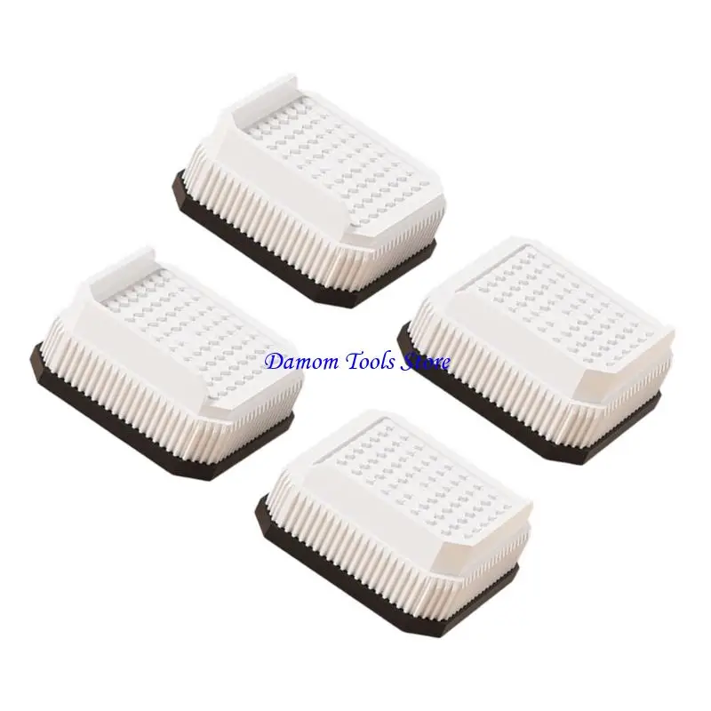 57BE Plastic Risers Easy Installation Pack of 4 Furniture Risers for Adjusting Sofa