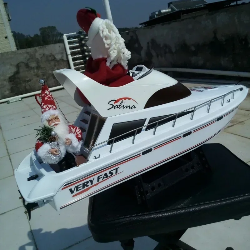 Em estoque 3867 lancha de controle remoto versão de luxo iate barco de corrida rc de alta velocidade modelo de alta velocidade crianças ao ar livre menino brinquedo presente