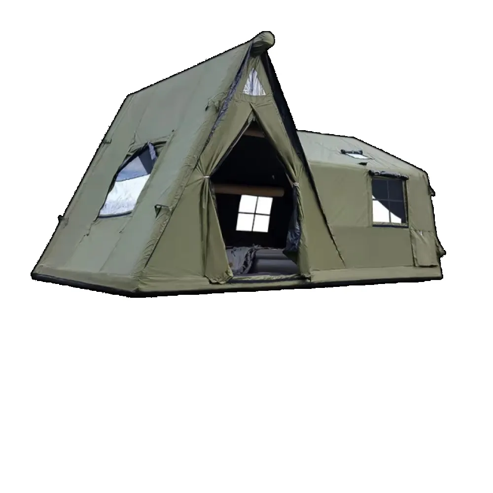 

Надувная палатка для кемпинга на несколько человек, большая, из оксфордской ткани, всесезонная, двухслойная, водонепроницаемая, с быстрым автоматическим раскладыванием, на заказ от производителя